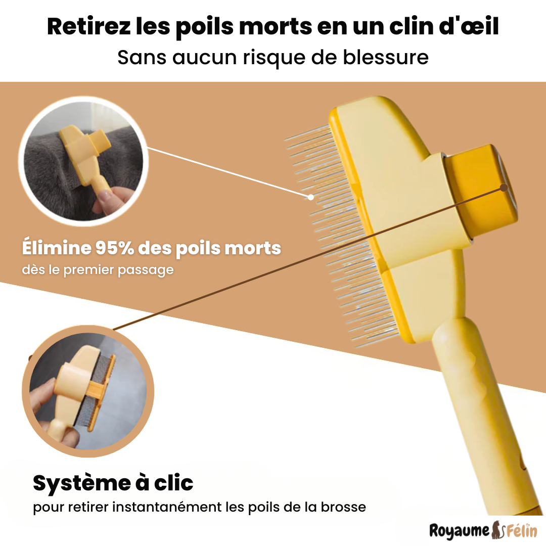 SmartBrush™ – Peigne anti-poils morts